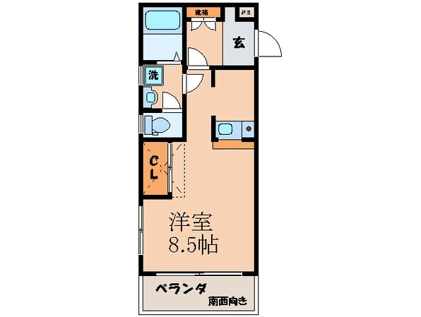 カルム香川Ⅴの物件間取画像